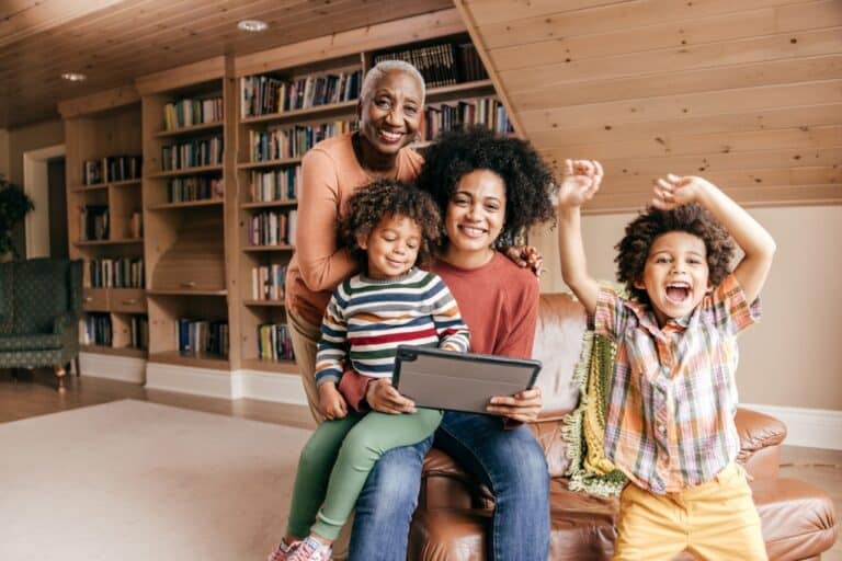 Family online using technology and being digital citizens